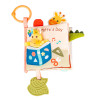 Dzień Żyrafy Jolly Baby JB 82600 – książeczka materiałowa sensoryczna z pacynką i gryzaczkiem 0m+