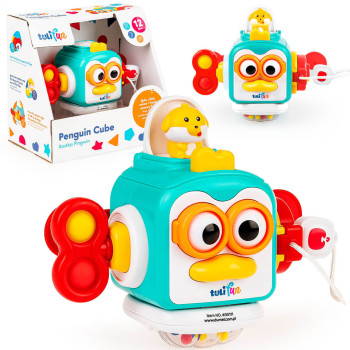 Kostka Pingwin TuliFun TF 30133 – zabawka sensoryczna pop-it