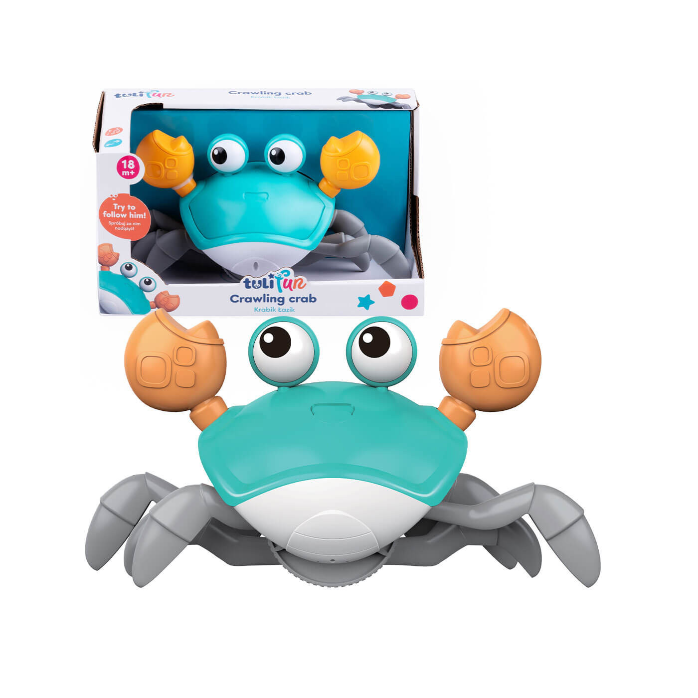 Krabik Łazik TuliFun TF 50747 – chodzący krabik do raczkowania 18 m+