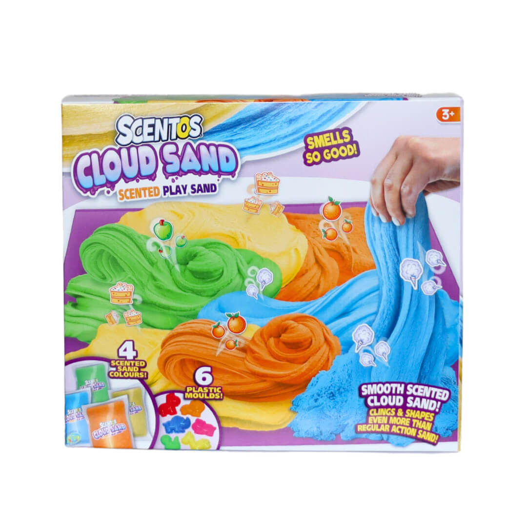 Zestaw piasek puszysty z foremkami