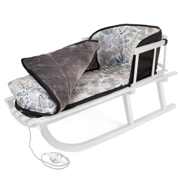 Śpiwór zimowy do sanek uniwersalny z wypełnieniem ciepły śpiworek