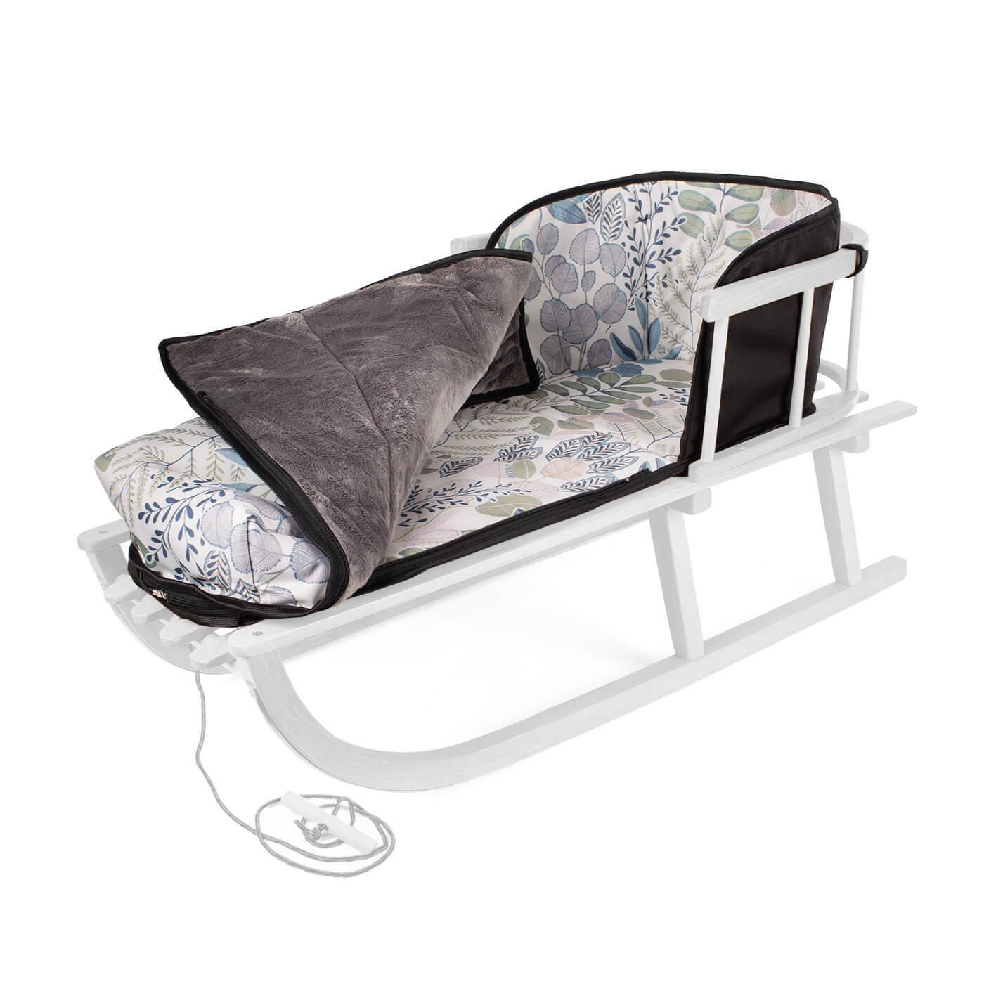 Śpiwór zimowy do sanek uniwersalny z wypełnieniem ciepły śpiworek