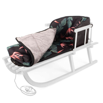 Śpiworek do sanek dziecięcych ocieplany stylowy uniwersalny