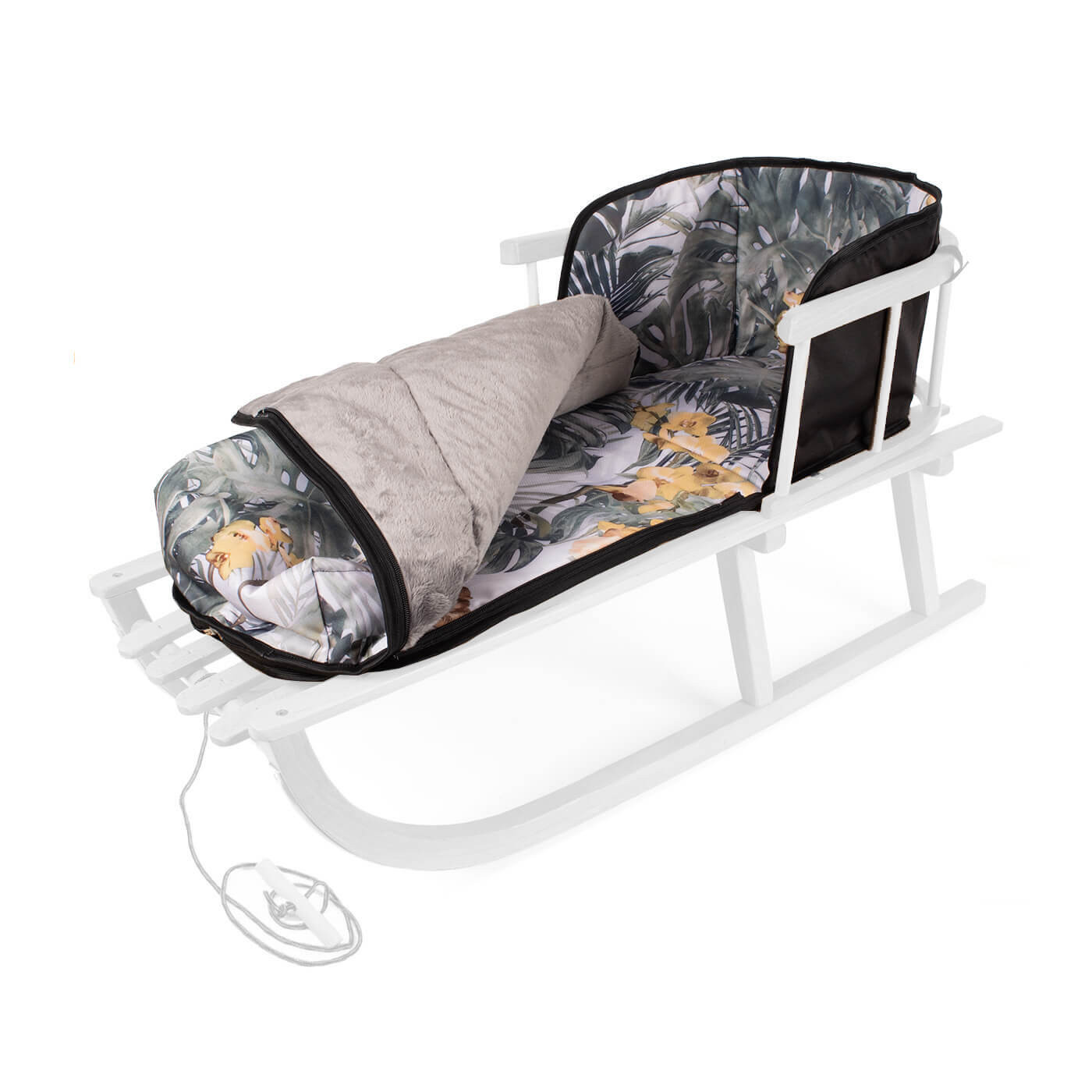 Śpiworek do sanek ocieplany uniwersalny materacyk ocieplacz