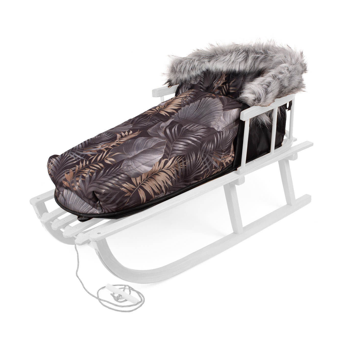 Śpiworek do sanek dziecięcych uniwersalny z wypełnieniem ciepły zimowy