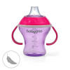 Kubek niekapek z miękkim ustnikiem i uchwytami 180ml 3m+ Babyono