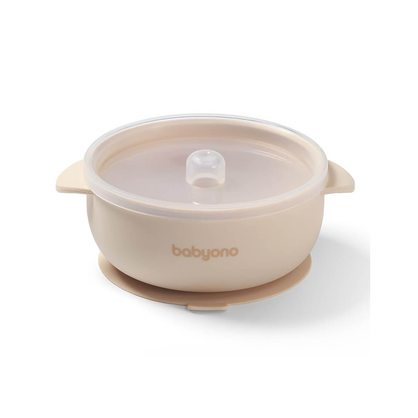 Miska silikonowa z przyssawką i przykrywką Babyono