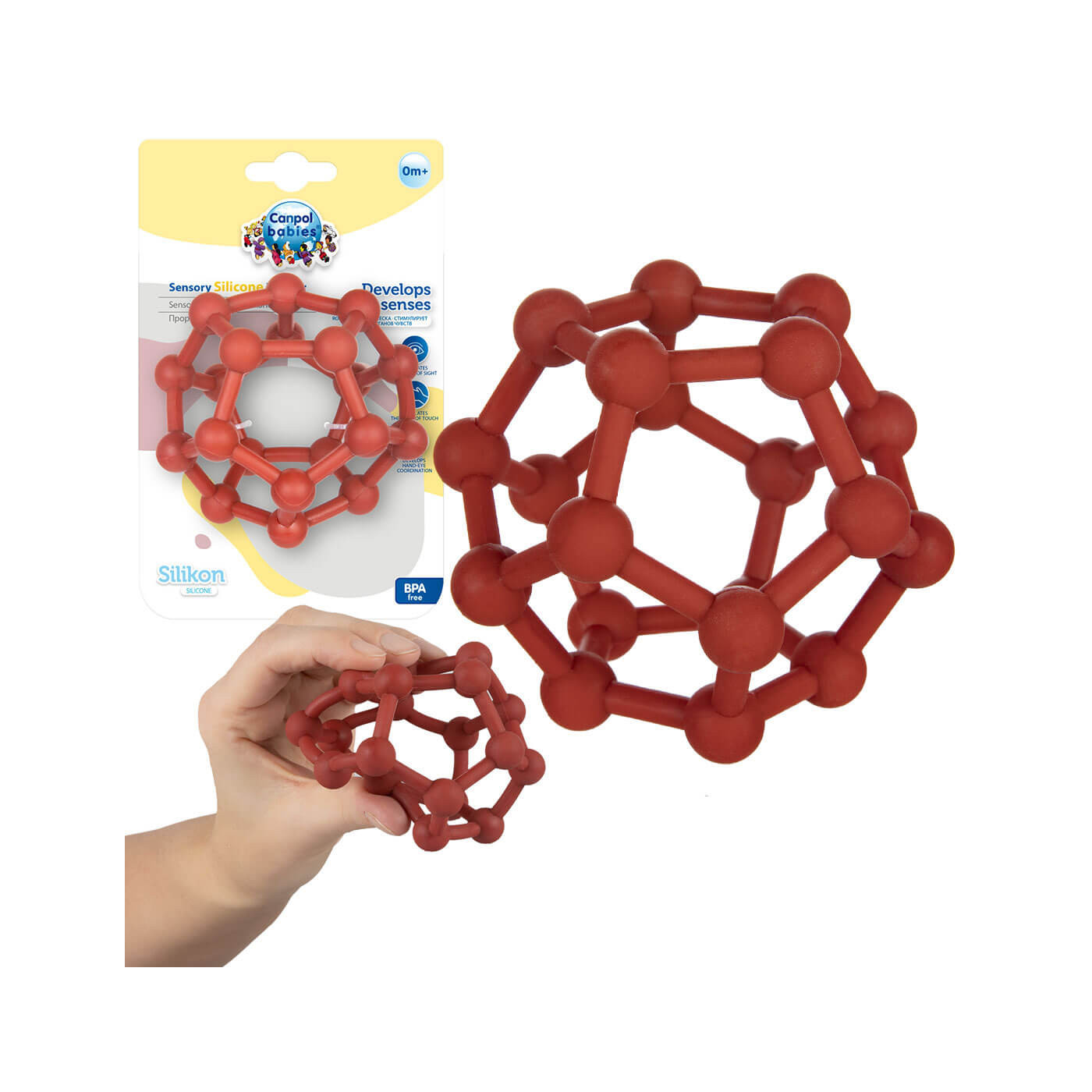 Gryzak silikonowy 0m+