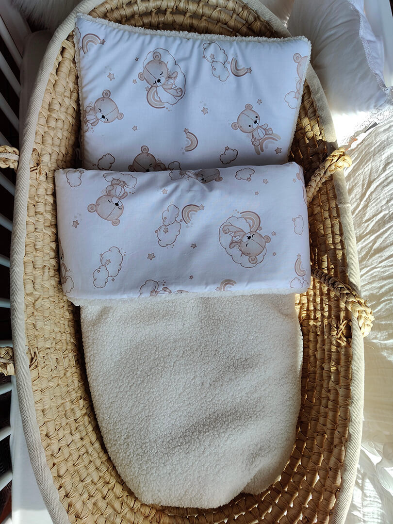 Komplet niemowlęcy do wózka i fotelika