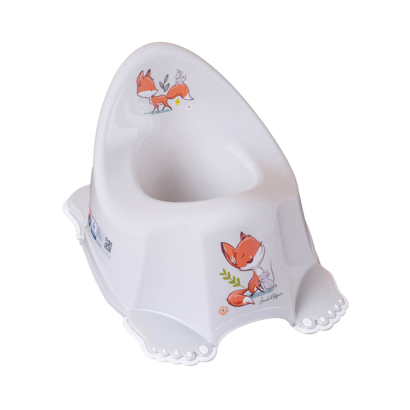 Nocnik antypoślizgowy, dziecięcy uniwersalny Leśna Opowieść Tega jasno-beżowy