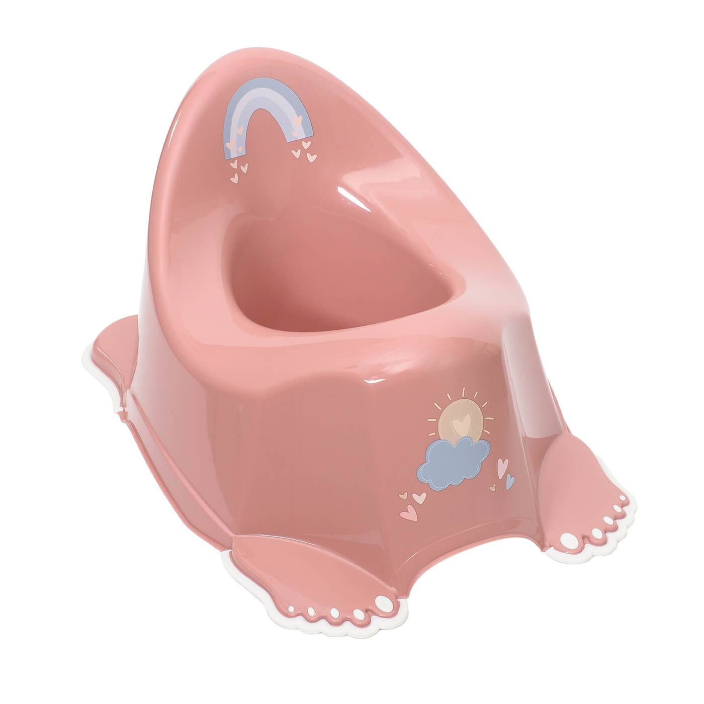 nocnik antypoślizgowy tega dla dziewczynek w kolorze różowym