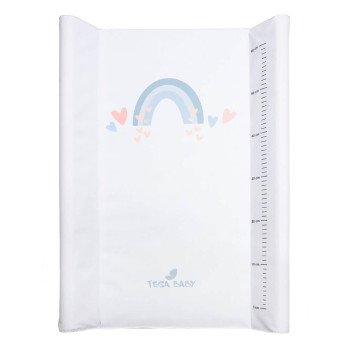 Przewijak usztywniany na łóżeczko, nadstawka na komodę twarda 50x70 cm | Tęcza
