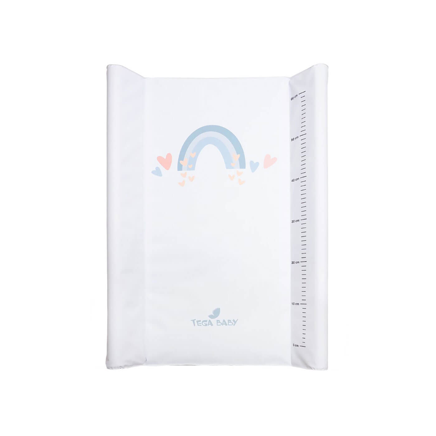 Przewijak usztywniany na łóżeczko, nadstawka na komodę twarda 50x70 cm | Tęcza