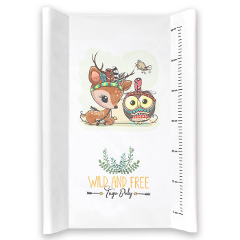 Przewijak usztywniany na łóżeczko, nadstawka na komodę twarda 50x70 cm | Jelonek