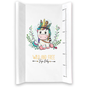 Przewijak usztywniany na łóżeczko, nadstawka na komodę twarda 50x70 cm | Jednorożec