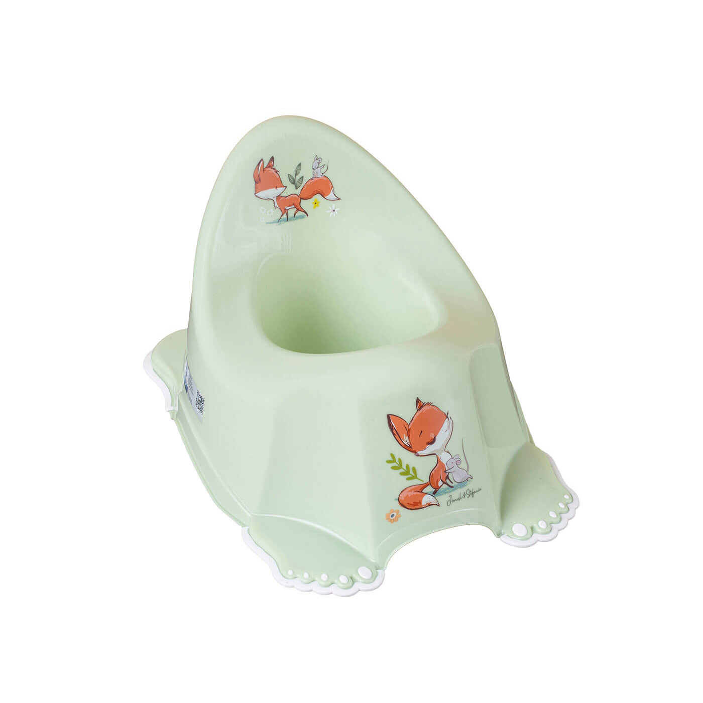 Nocnik antypoślizgowy, grający z pozytywką Leśna Opowieść Tega zielony