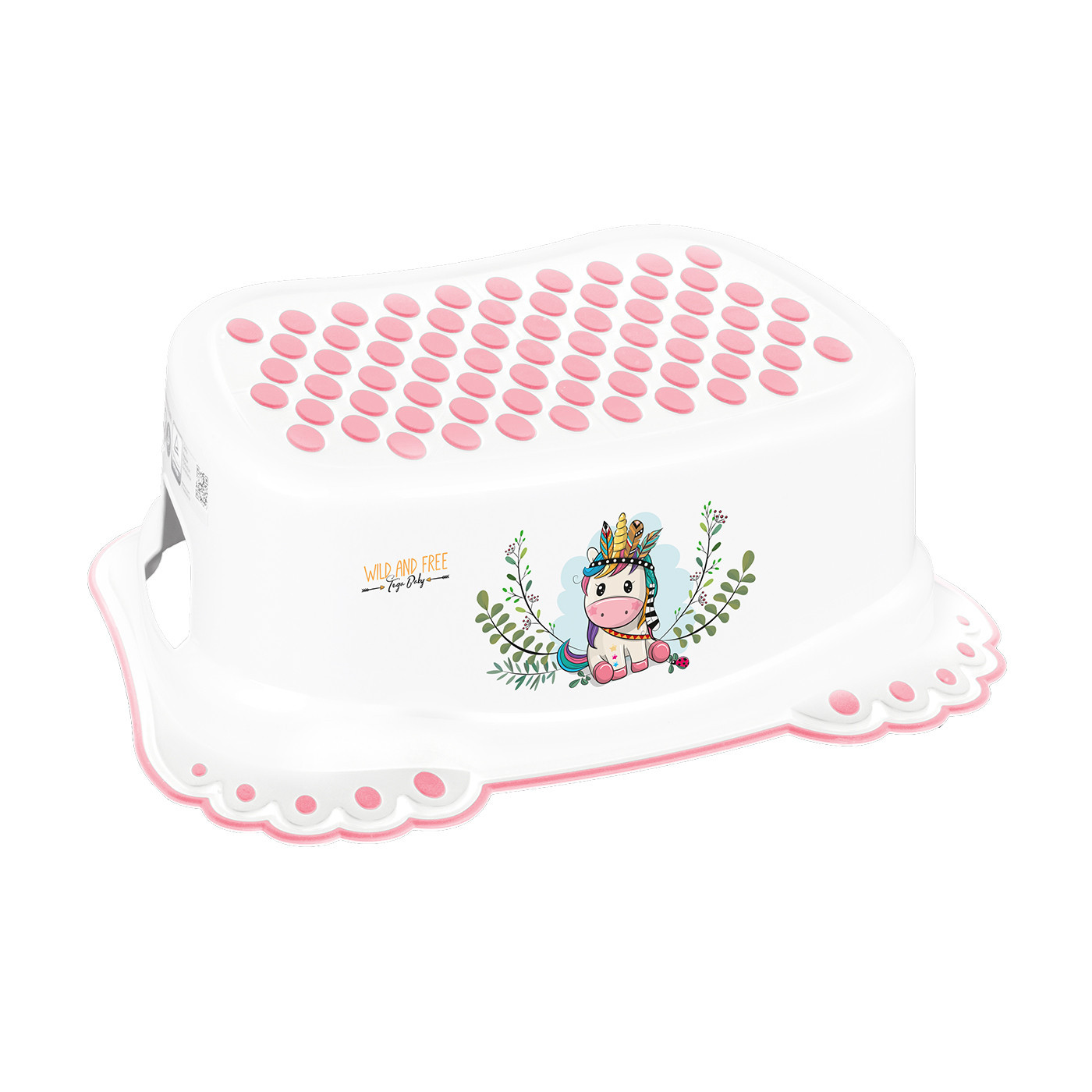 Podnóżek antypoślizgowy toaletowy dla dzieci podest Tega Dziki Zachód jednorożec.