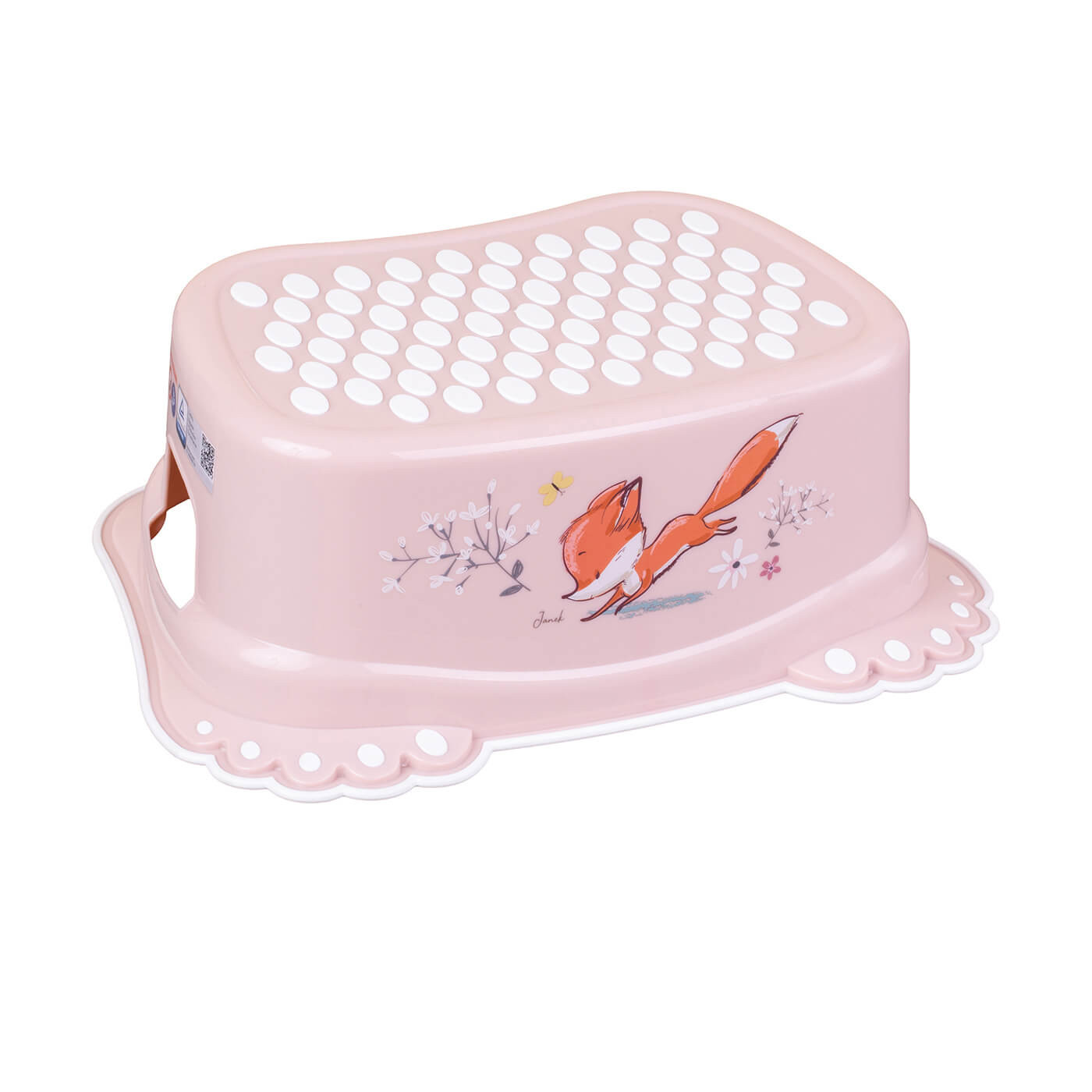 Podnóżek dziecięcy toaletowy różowy tega baby