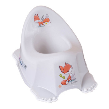 Nocnik antypoślizgowy, grający z pozytywką Leśna Opowieść Tega beżowy