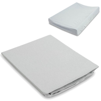 Pokrowiec, prześcieradło na przewijak 70-80 x 50cm Sensillo | Szary