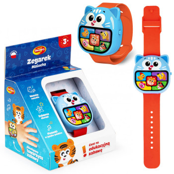Zegarek dla dziecka Kotek zabawka interaktywna Dumel Discovery