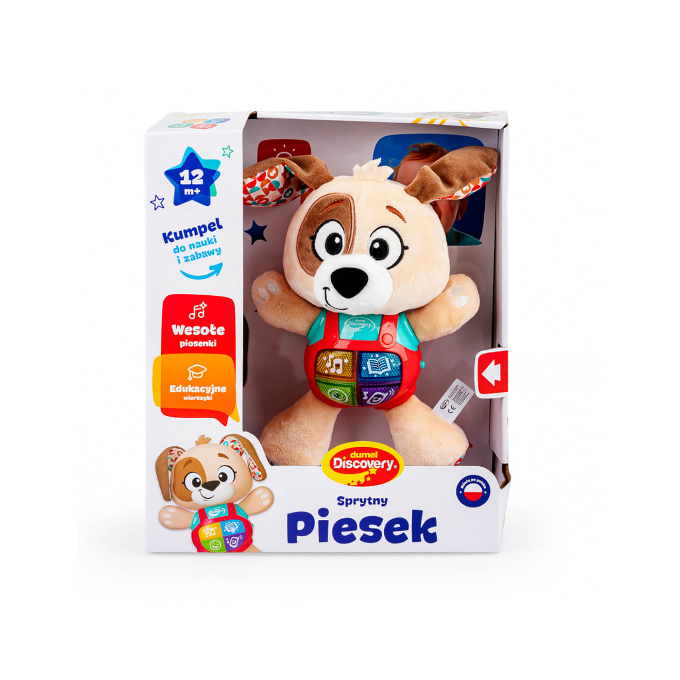 Zabawka interaktywna, miś Sprytny Piesek 12m+ Dumel Discovery