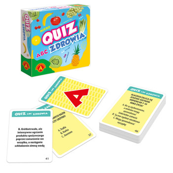 Gra edukacyjna mikro QUIZ ABC Zdrowia Gra kieszonkowa podręczna Alexander