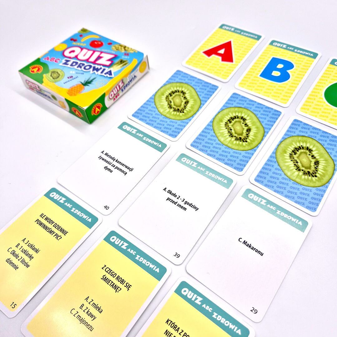 Quiz, gra podróżna o zdrowiu alexander