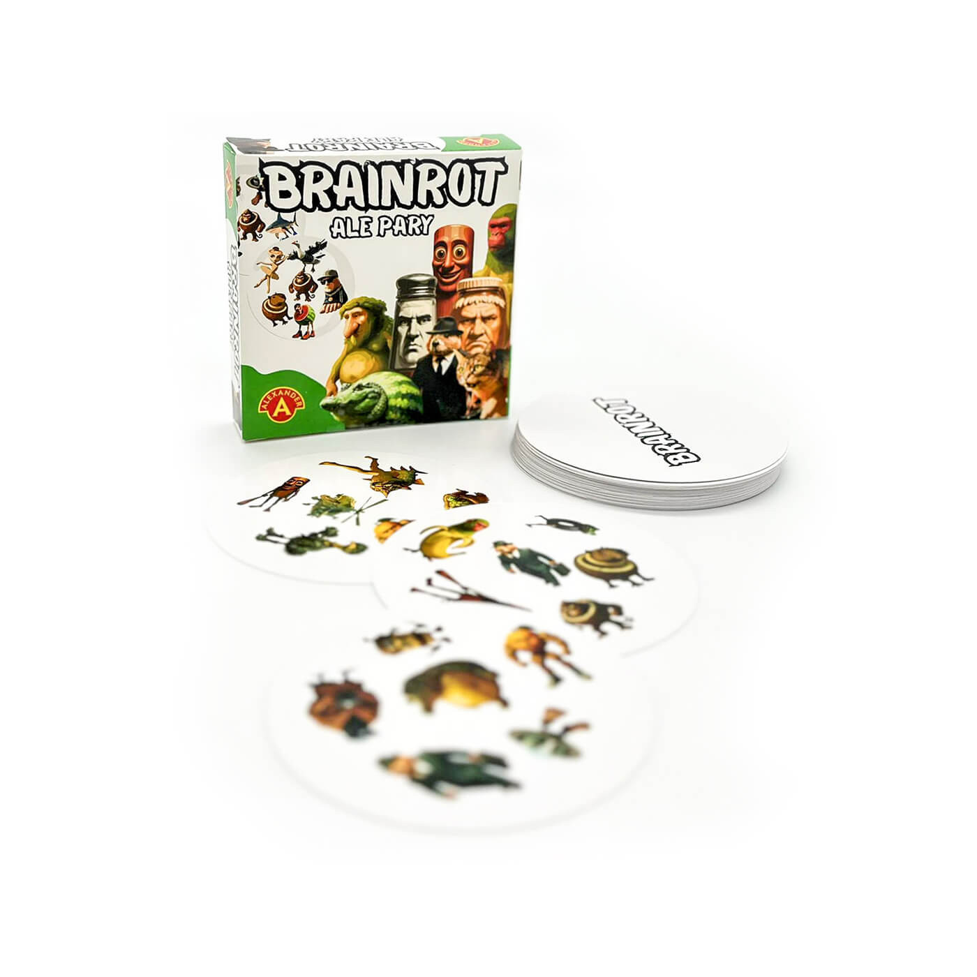 Gra podróżna, kieszonkowa Ale Pary Brainrot Alexander Wiral TIKTOK memy Sahur