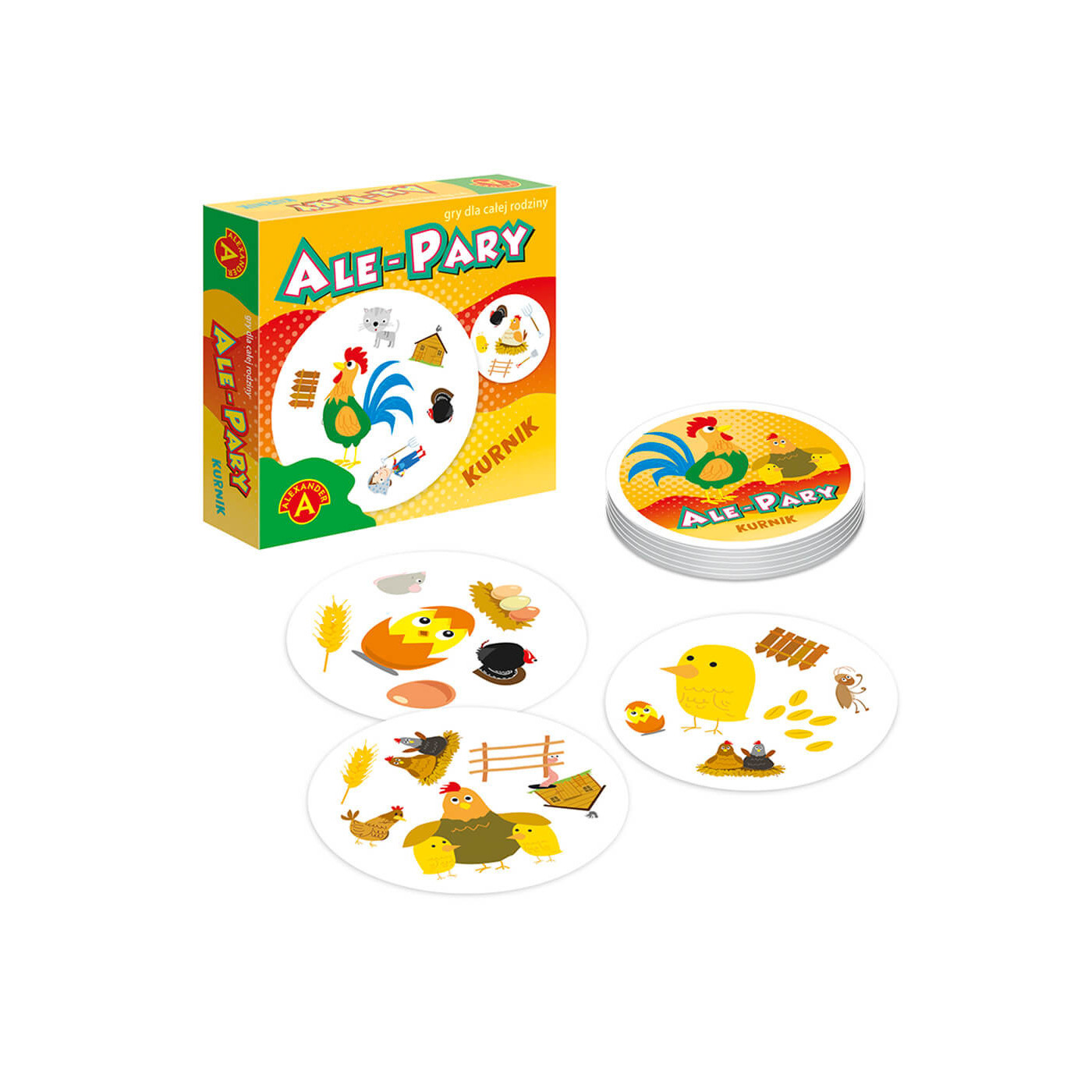 Gra karciana Ale Pary Kurnik gra kieszonkowa, podręczna Alexander