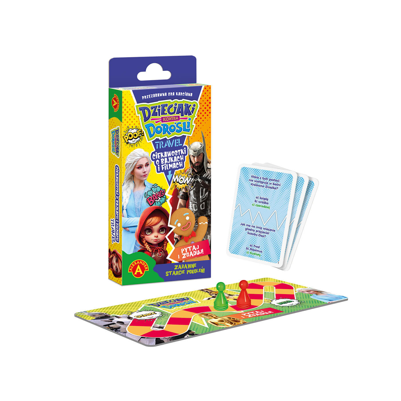 Gra karciana Dzieciaki kontra Dorosli Ciekawostki o bajkach i filmach Alexander