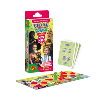 Gra karciana Dzieciaki kontra Dorosli Misz Masz Alexander