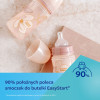 Butelka szeroka antykolkowa 240ml PP EasyStart Canpol babies GOLD pink