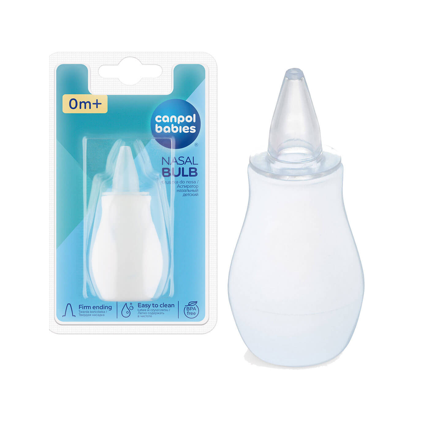 Gruszka do nosa dla niemowląt i dzieci - aspirator ręczny na katarek u dzieci