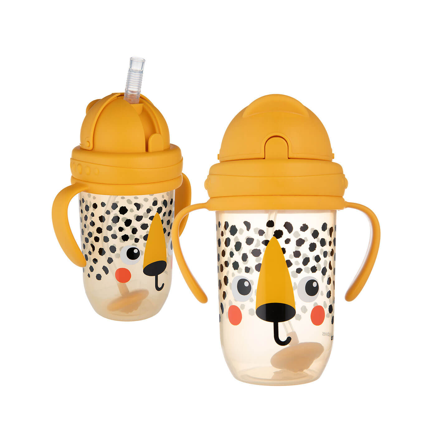 Kubek niekapek z rurką silikonową z odważnikiem 270 ml Canpol | Gepard