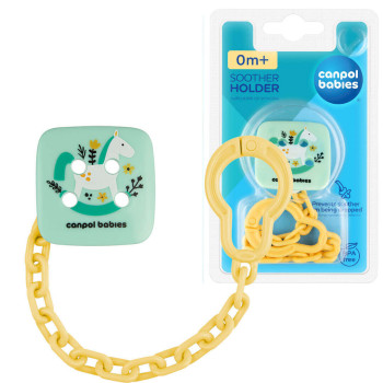 Łańcuszek do smoczka uspokajającego TOYS zielony Canpol babies