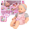 Lalka bobas mimiczna interaktywna lalka mówiąca niemowlę 41 cm – mówi, śpi, reaguje