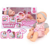 Lalka bobas mimiczna interaktywna lalka mówiąca niemowlę 41 cm – mówi, śpi, reaguje