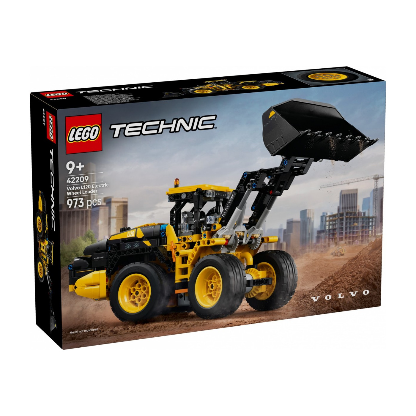 Klocki LEGO Technic Ładowarka kołowa Volvo L120 Electric 42209
