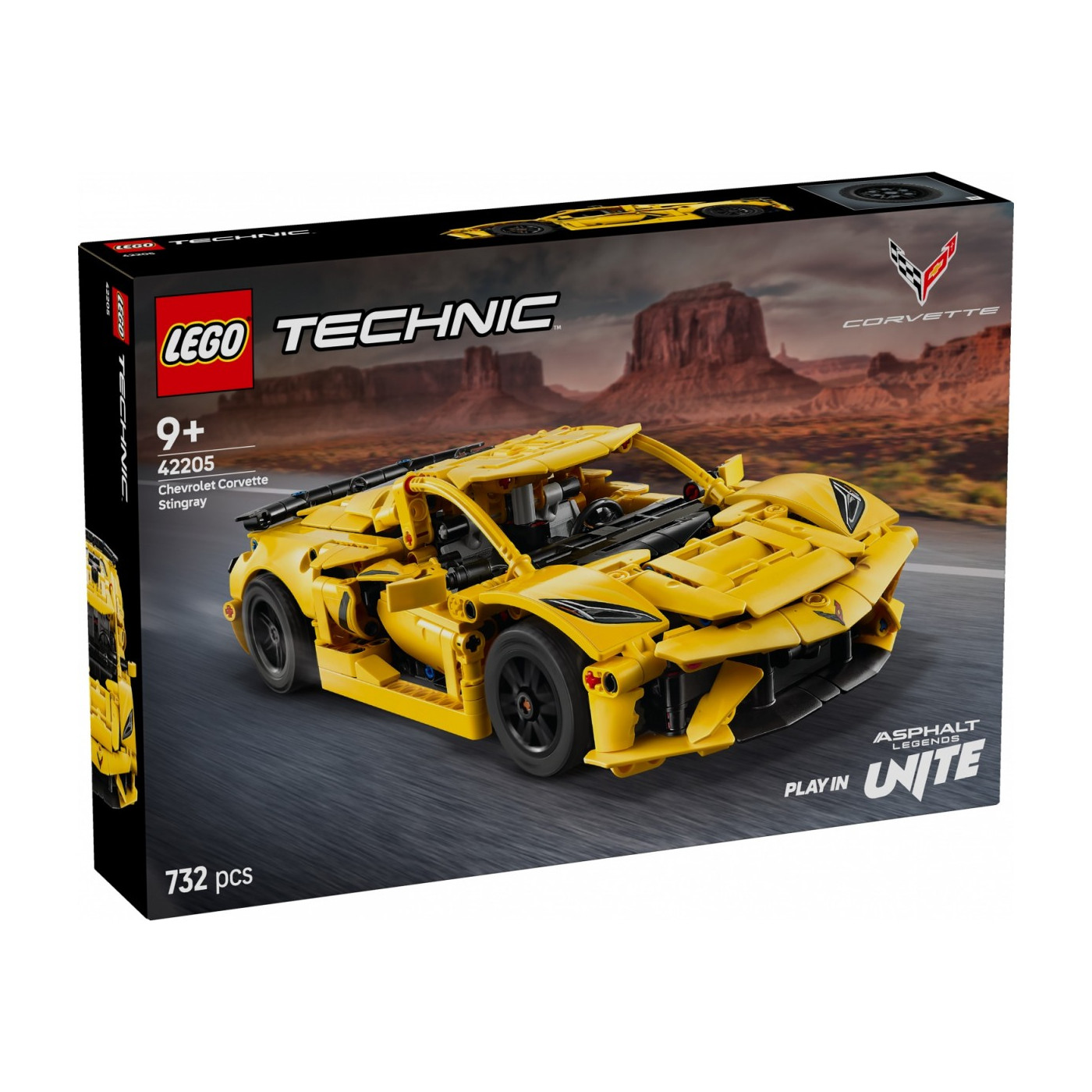Klocki Lego Technic 42205 Chevrolet Corvette Stingray +9 lat