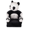 Fotelik pluszowy dla dziecka, rozkładany fotel dziecięcy - Miś pluszowy PANDA