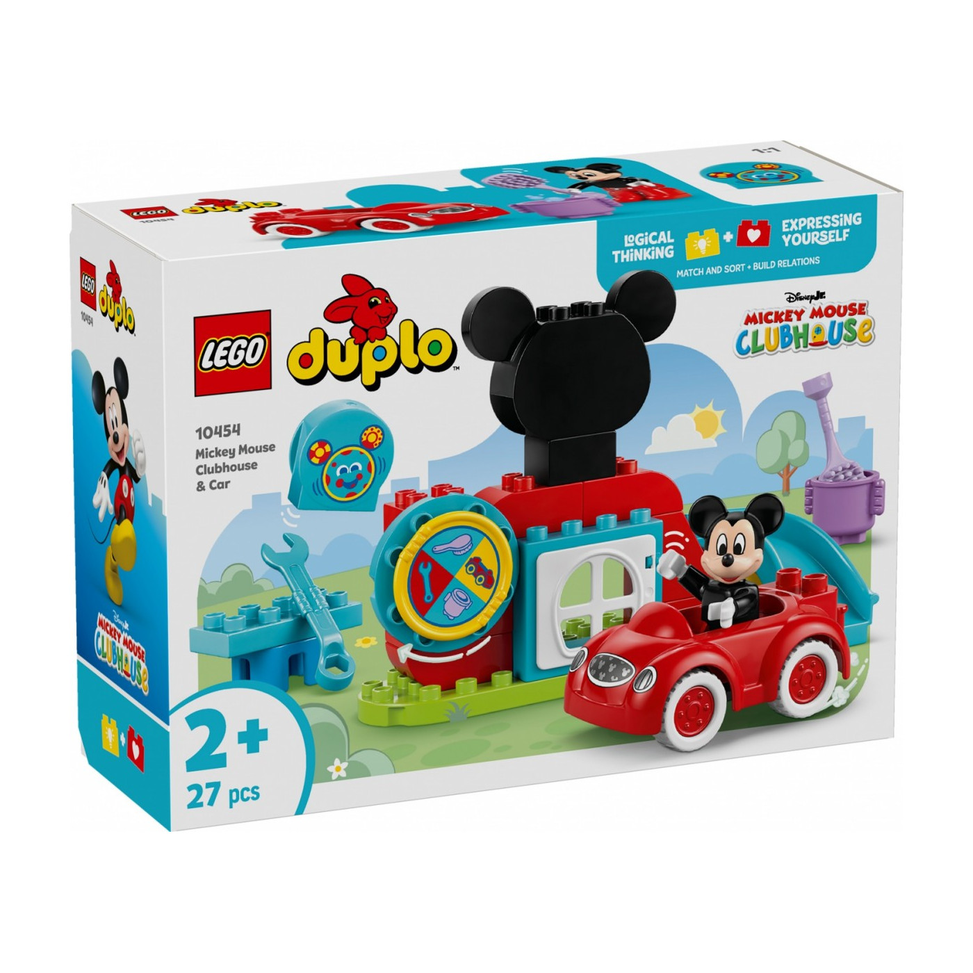 Klocki Lego DUPLO 10454 Klub przyjaciół Myszki Miki i samochód +2 lata
