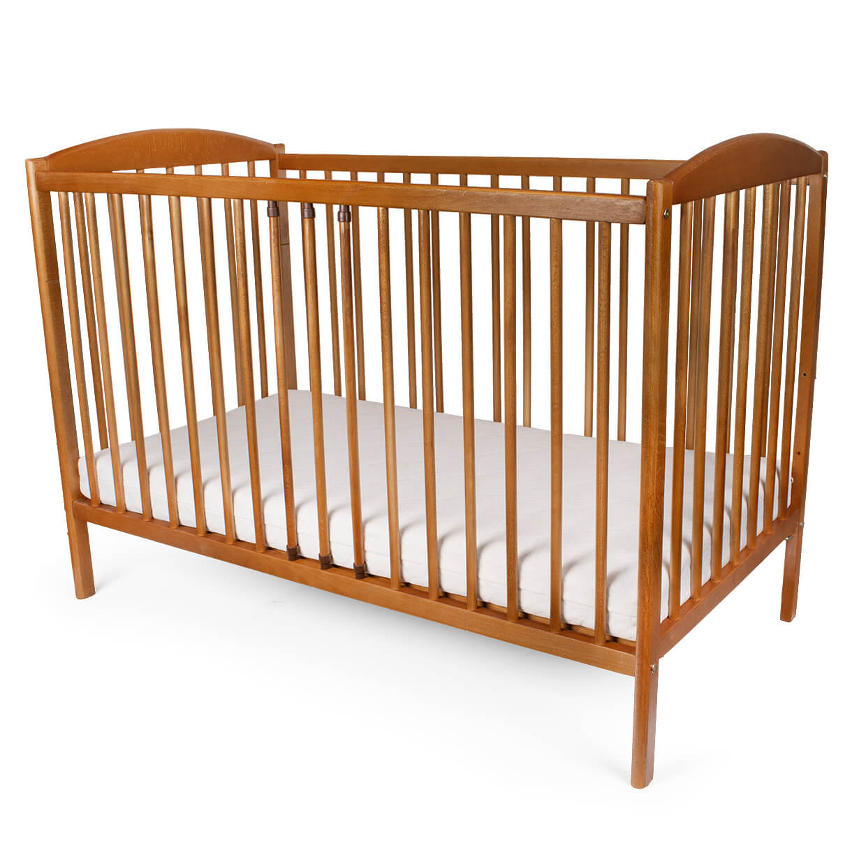 Łóżeczko niemowlęce półokrągłe bukowe IGOR120x60