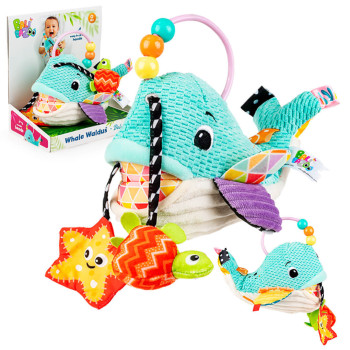 Zabawka sensoryczna dla niemowląt miękka przywieszka Dumel Balibazoo