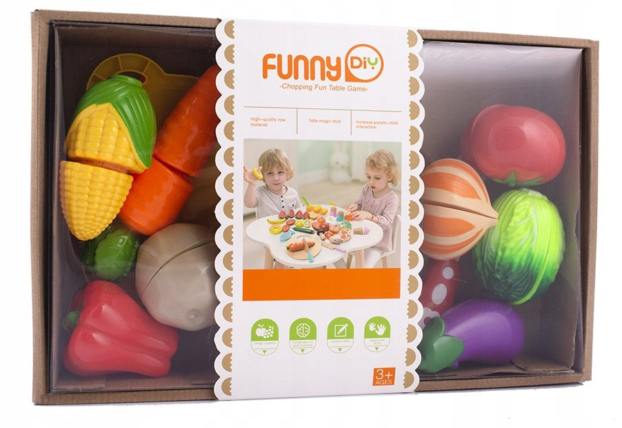 Zestaw warzyw i owoców zabawka