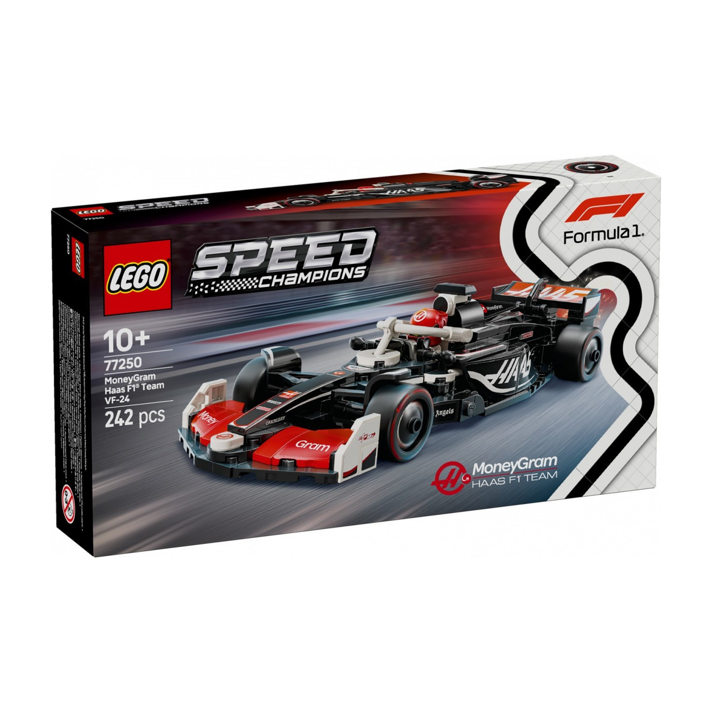 Klocki Speed Champions 77250 Bolid F1 MoneyGram Haas Team VF-24