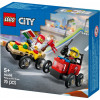 Klocki LEGO City 60458 Zestaw wyścigówek: pizza kontra wóz strażacki