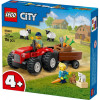Klocki LEGO City 60461 Czerwony traktor z przyczepą i owcą