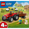 Klocki LEGO City 60461 Czerwony traktor z przyczepą i owcą
