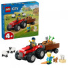 Klocki LEGO City 60461 Czerwony traktor z przyczepą i owcą